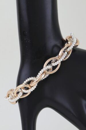 Intertwined Twisted Chain Bracelet – Layered Texture