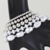 Layered Beaded Bracelet with Polished Stone Accents