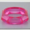 Geometric Crystal Cuff Bracelet - Sculptural Polished Finish