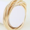 Multi-Strand Tangled Tube Chain Bracelet