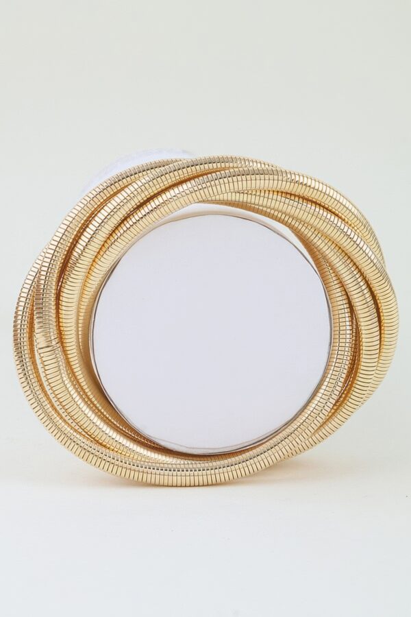 Multi-Strand Tangled Tube Chain Bracelet