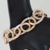 Twisted Link Chain Bracelet – Multi-Texture Oval Links