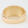 Hammered Dome Wide Cuff Bracelet