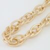 Polished Double-Link Chain Choker Necklace - 14"