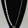 Layered Stone-Bead Statement Necklace with Paperclip Chains