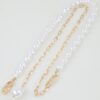 Layered Stone-Bead Statement Necklace with Paperclip Chains