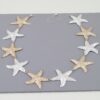 Hammered Starfish Link Necklace - Multi Pendant