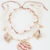 Under The Sea Double Charm Necklace - Cowrie & Scallop