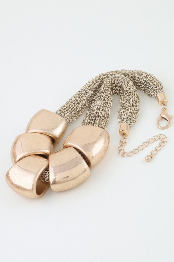 Double Polished Teardrop Earrings - Nested Cutout