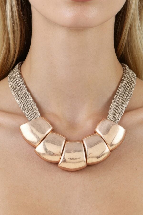 Double Polished Teardrop Earrings - Nested Cutout