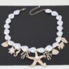 Under-the-Sea Multi Charm Beaded Necklace with Pearl-Style Beads