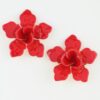 Sakura Stud Earrings - Layered Cherry Blossom Design