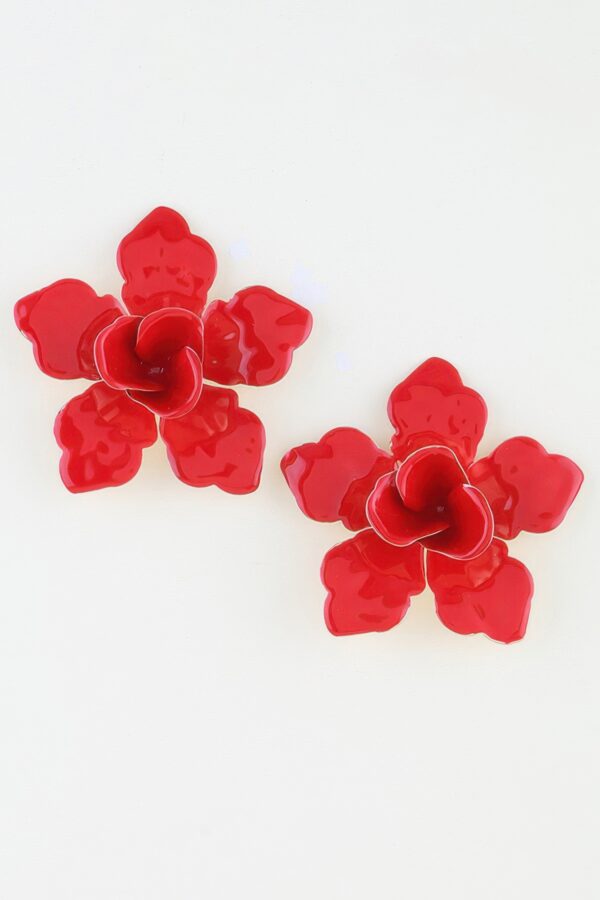 Sakura Stud Earrings - Layered Cherry Blossom Design