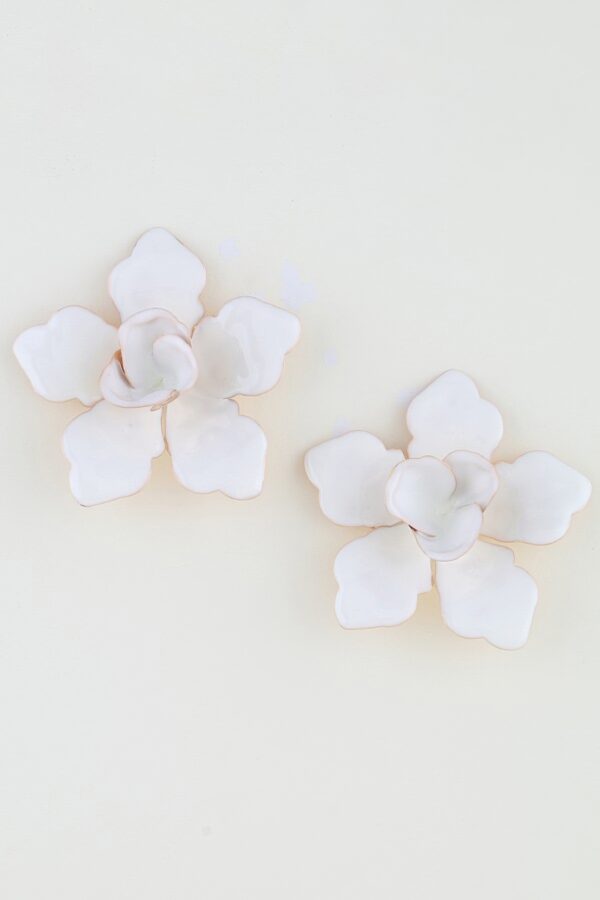 Sakura Stud Earrings - Layered Cherry Blossom Design