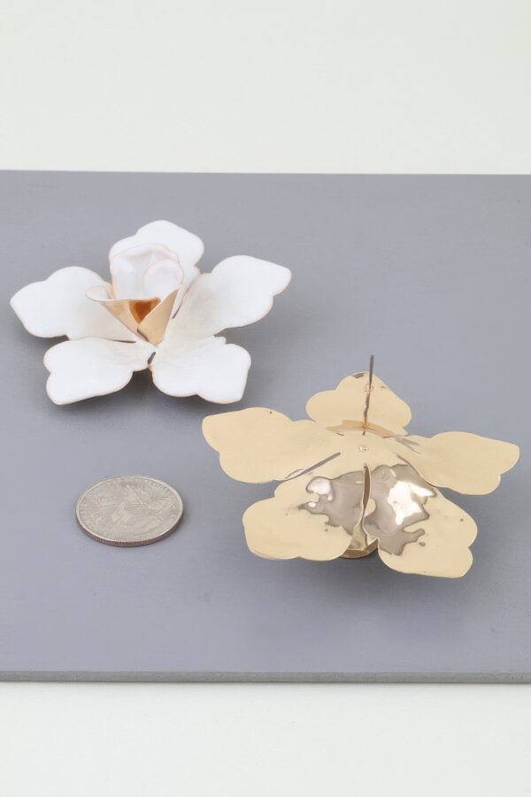Sakura Stud Earrings - Layered Cherry Blossom Design