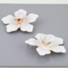 Sakura Stud Earrings - Layered Cherry Blossom Design