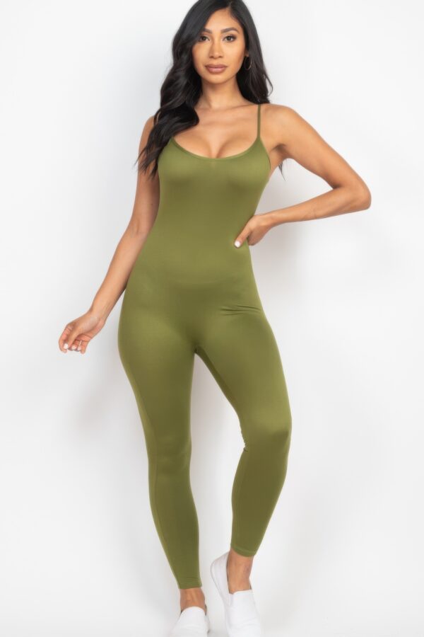 Bodycon Cami Jumpsuit – High-Stretch Jersey