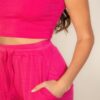 Ribbed Crop Tank & Shorts Set – Stretch Rib Knit