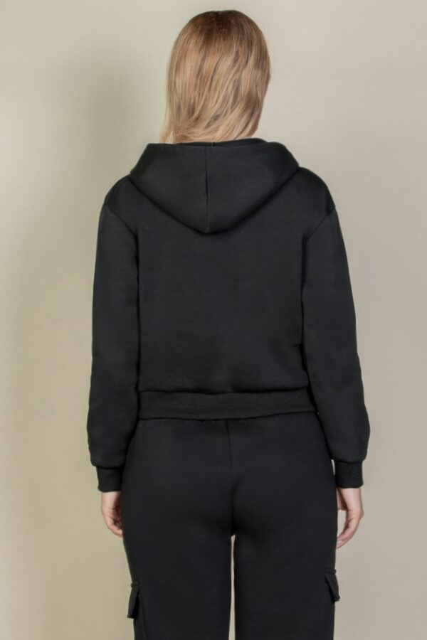 Drop-Shoulder Pullover Hoodie with Chicago Graphic