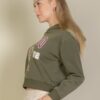 Drop-Shoulder Pullover Hoodie with Chicago Graphic