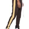 Single-Stripe Slim Track Pant with Ankle Zips