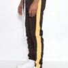 Single-Stripe Slim Track Pant with Ankle Zips