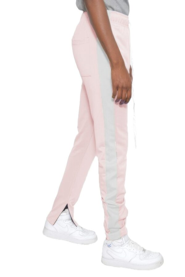 Single-Stripe Slim Track Pant with Ankle Zips