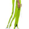 Single-Stripe Slim Track Pant with Ankle Zips