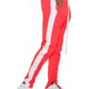 Single-Stripe Slim Track Pant with Ankle Zips