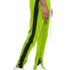Single-Stripe Slim Track Pant with Ankle Zips