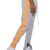 Single-Stripe Slim Track Pant with Ankle Zips