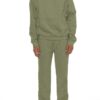 Men’s Stacked Flared Track Set – Fleece Hoodie & Zip Pockets