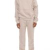 Men’s Stacked Flared Track Set – Fleece Hoodie & Zip Pockets