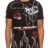 Hype Electric Graphic Tee with Zipper Chest Pocket