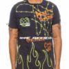 Hype Electric Graphic Tee with Zipper Chest Pocket
