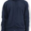 Slim Zip-Up Track Jacket with Side Stripe