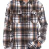 Men’s Brushed Checkered Flannel Shacket – Soft Layering