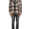 Men’s Brushed Checkered Flannel Shacket – Soft Layering