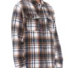 Men’s Brushed Checkered Flannel Shacket – Soft Layering