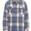 Men’s Brushed Checkered Flannel Shacket – Soft Layering