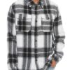 Men’s Brushed Checkered Flannel Shacket – Soft Layering