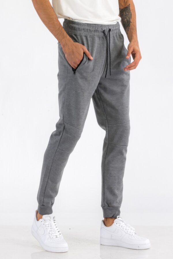 Men’s Heathered Jogger with Zippered Pocket