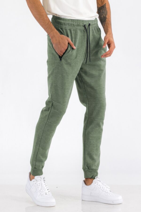 Men’s Heathered Jogger with Zippered Pocket