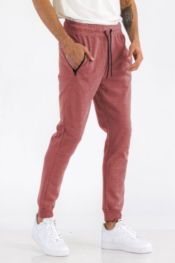 Men’s Heathered Jogger with Zippered Pocket