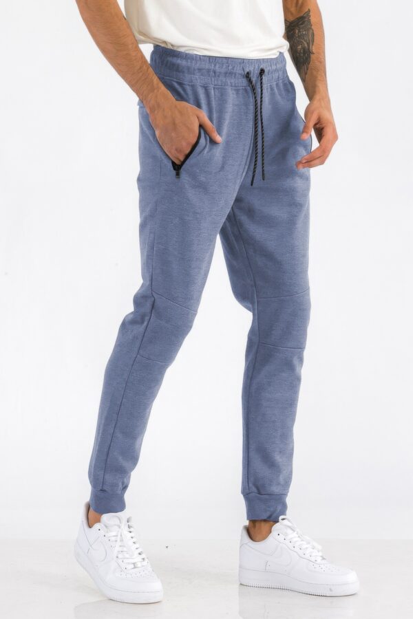 Men’s Heathered Jogger with Zippered Pocket