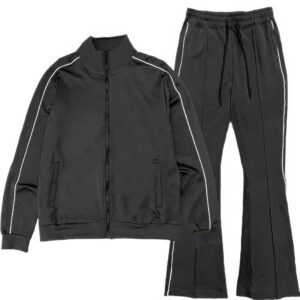 Men’s Stacked Flared Track Set – Side Piping