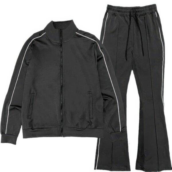 Men’s Stacked Flared Track Set – Side Piping