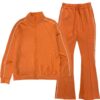 Men’s Stacked Flared Track Set – Side Piping