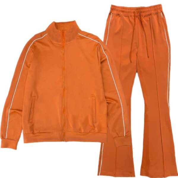 Men’s Stacked Flared Track Set – Side Piping