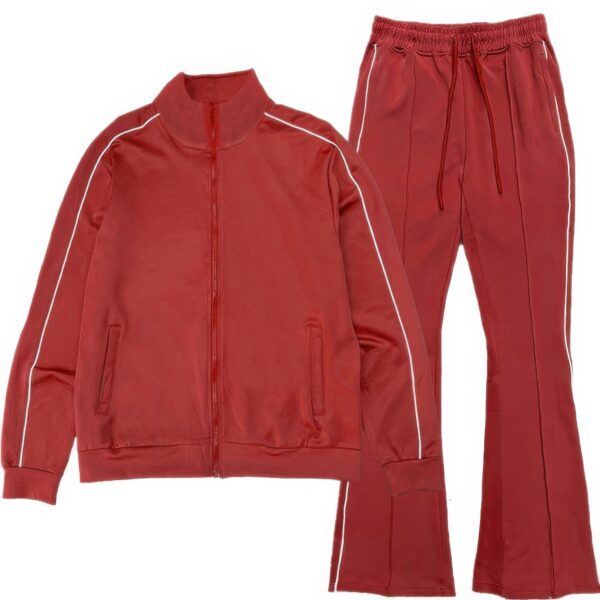 Men’s Stacked Flared Track Set – Side Piping